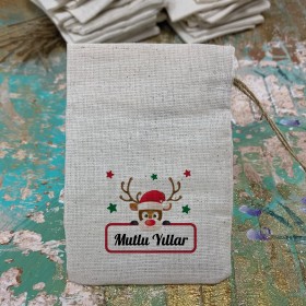 Baskılı Kese 0538 - Yeni Yıl, Yılbaşı Hediyelik Kese